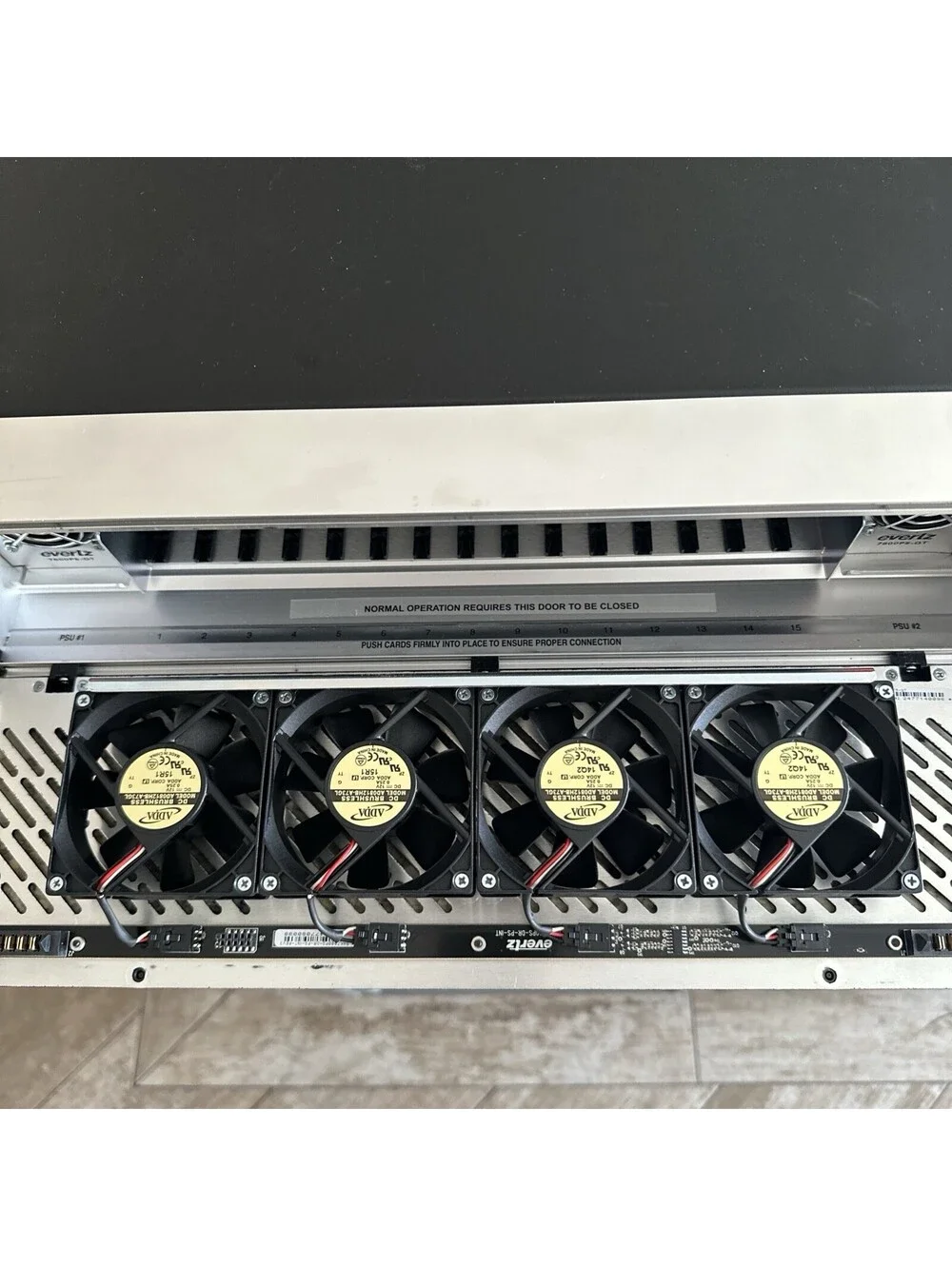 Evertz 7800FR-QT 3U Rack-Mountable Quiet Multiframe FAST SHIPPING
